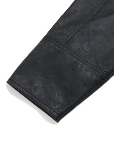 画像6: 【送料無料】YOUSED LEATHER DRIVERS JACKET (6)