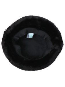 画像3: MILSA M FUR BUCKET HAT BLACK (3)