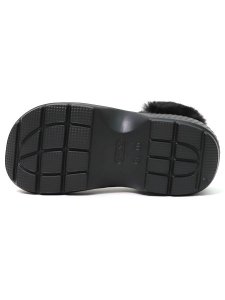 画像2: 【SALE】crocs STOMP LINED CLOG BLACK (2)