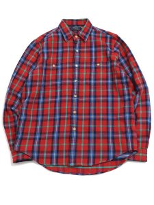 画像1: 【SALE】【送料無料】POLO RALPH LAUREN CLASSIC FIT PLAID FLANNEL WORKSHIRT (1)