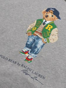 画像4: 【SALE】【送料無料】POLO RALPH LAUREN VINTAGE PINE VRSY BEAR FLEECE HOODIE (4)
