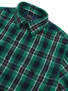 画像3: 【SALE】【送料無料】POLO RALPH LAUREN CLASSIC FIT PLAID FLANNEL WORKSHIRT (3)