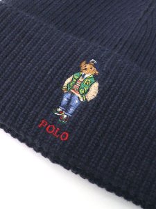 画像3: POLO RALPH LAUREN SIGNATURE HERITAGE BEAR RIB KNIT BEANIE (3)