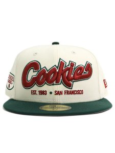 画像2: 【SALE】COOKIES CLOTHING 59FIFTY HARDWOOD CLASSIC CAP CREAM/FRGRN (2)