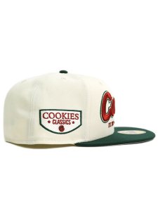 画像4: 【SALE】COOKIES CLOTHING 59FIFTY HARDWOOD CLASSIC CAP CREAM/FRGRN (4)