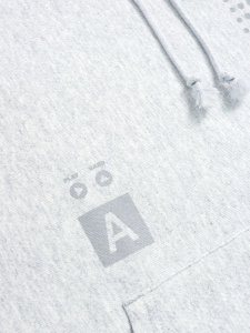 画像4: 【SALE】【送料無料】INTERBREED IB RECORDS HEAVY WEIGHT HOODIE ASH (4)