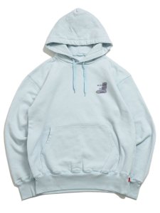 画像2: 【SALE】【送料無料】WHIMSY SOCKS TAG HOODIE LIGHT BLUE (2)