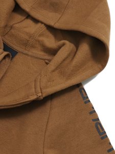 画像3: 【KIDS】CARHARTT KIDS FLEECE ZIP COVERALL-CARHARTT BROWN (3)