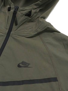 画像3: 【送料無料】NIKE TECH WINDRUNNER WOVEN FZ JACKET-MD OLV (3)