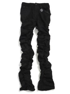 画像1: 【SALE】【送料無料】GUAPI ALL BLACK SUPER STACKED DENIM (1)