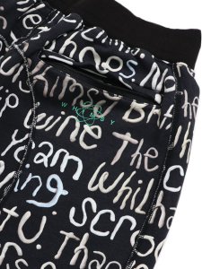 画像4: 【SALE】【送料無料】WHIMSY SOCKS CLAY LETTER SWEAT PANT BLACK (4)
