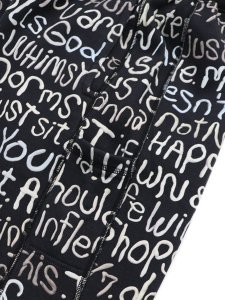 画像5: 【SALE】【送料無料】WHIMSY SOCKS CLAY LETTER SWEAT PANT BLACK (5)