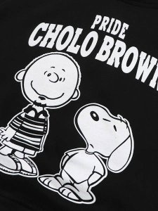 画像3: STREET WEAR PNTS PRIDE CHOLO BROWN HOODIE (3)