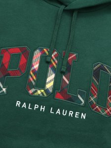 画像3: 【SALE】【送料無料】POLO RALPH LAUREN PLAID-LOGO FLEECE HOODIE (3)