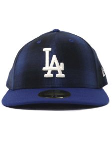 画像2: 【SALE】NEW ERA LP 59FIFTY OMBRE CHECK DODGERS DK ROYAL (2)