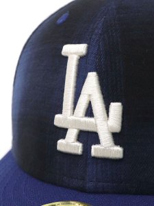 画像6: 【SALE】NEW ERA LP 59FIFTY OMBRE CHECK DODGERS DK ROYAL (6)