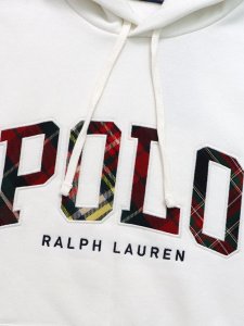 画像3: 【SALE】【送料無料】POLO RALPH LAUREN PLAID-LOGO FLEECE HOODIE (3)