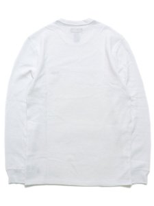 画像2: POLO RALPH LAUREN FOLDED WAFFLE L/S CREW WHITE/CRUISE NAVY (2)