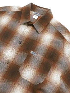 画像3: 【送料無料】CALTOP FL PLAID L/S SHIRT CARAMEL (3)