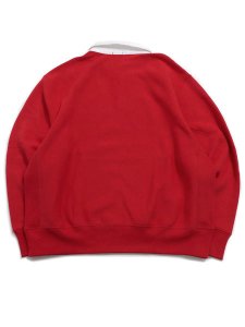 画像2: 【SALE】CHAMPION RW RUGBY SWEATSHIRT ATHLETIC RED (2)