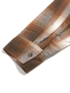 画像5: 【送料無料】CALTOP FL PLAID L/S SHIRT CARAMEL (5)