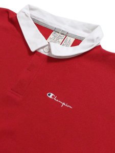 画像3: 【SALE】CHAMPION RW RUGBY SWEATSHIRT ATHLETIC RED (3)