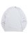 画像1: LOS ANGELES APPAREL 6.5oz GARMENT DYED CREW L/S TEE-ASH (1)