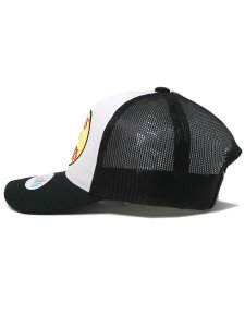 画像3: 【KIDS】BASS PRO SHOPS YOUTH EMB LOGO MESH TRUCKER CAP BLACK/WH (3)