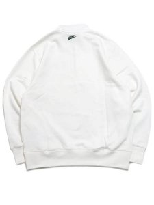 画像2: 【SALE】NIKE CLUB BB ARCH HALF ZIP LS TOP-SAIL/FIR (2)