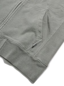 画像3: 【送料無料】PRO CLUB HW VINTAGE WASH ZIP HOODIE SILVER (3)