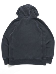 画像2: 【送料無料】PRO CLUB HW VINTAGE WASH PULLOVER HOODIE BLACK (2)