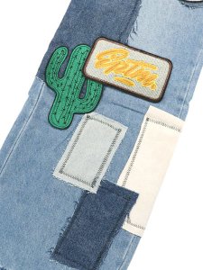 画像7: 【SALE】【送料無料】EPTM. PATCHWORK JEANS-BLUE (7)