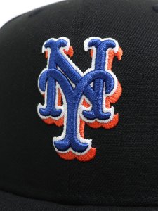 画像6: 【送料無料】NEW ERA FITTED LONG BRIM HAT METS BLACK (6)