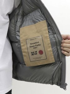 画像8: 【送料無料】Ten-c SNOWBIRD DOWN PARKA PEWTER (8)