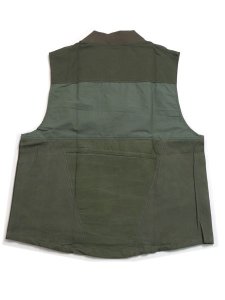 画像2: 【SALE】MR.REMAKE MAN REMAKE MILITARY ZIP VEST KHAKI ASSORT (2)