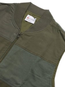 画像3: 【SALE】MR.REMAKE MAN REMAKE MILITARY ZIP VEST KHAKI ASSORT (3)