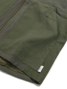 画像4: 【SALE】MR.REMAKE MAN REMAKE MILITARY ZIP VEST KHAKI ASSORT (4)