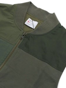 画像3: 【SALE】MR.REMAKE MAN REMAKE MILITARY ZIP VEST KHAKI ASSORT (3)