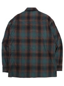 画像2: 【送料無料】CALTOP FL PLAID L/S SHIRT GREEN/BROWN (2)