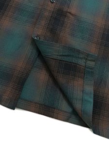 画像4: 【送料無料】CALTOP FL PLAID L/S SHIRT GREEN/BROWN (4)