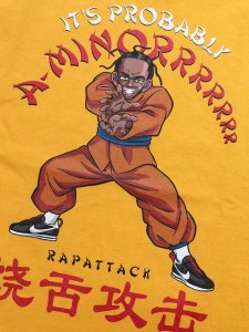 画像3: 【SALE】Rap Attack A-MINORRRRR L/S TEE GOLD (3)