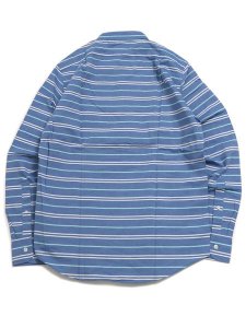 画像2: 【MEGA SALE】J.CREW SLIM HORIZONTAL STRIPE WASHED SHIRT (2)