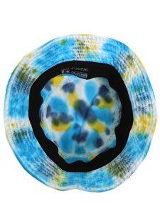 画像3: 【SALE】NEW HATTAN TIEDYE COTTON HAT-BLUE/YELLOW (3)