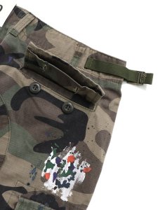 画像6: 【送料無料】mnml CONTRAST BOOTCUT CARGO WOODLAND CAMO (6)
