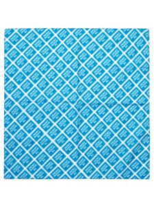画像1: INTERBREED HAPPY WEEKEND BANDANA WHITE/LT BLUE (1)