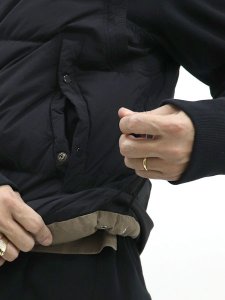 画像6: 【送料無料】Ten-c BOREAL DOWN VEST BLACK (6)
