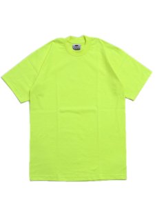 画像1: PRO CLUB HEAVY WEIGHT S/S TEE-SAFETY GREEN (1)