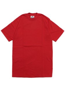 画像1: PRO CLUB HEAVY WEIGHT S/S TEE-RED (1)