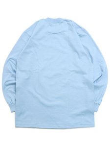 画像2: PRO CLUB HEAVY WEIGHT L/S TEE-LIGHT BLUE (2)