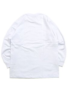 画像2: PRO CLUB HEAVY WEIGHT L/S TEE-WHITE (2)